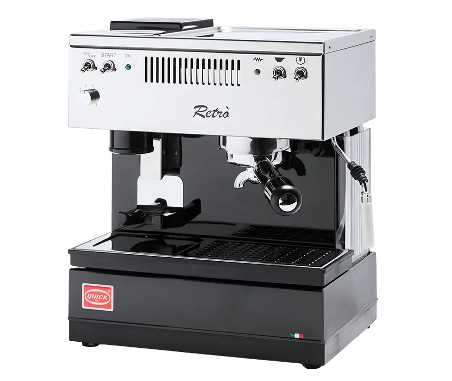 Quick Mill Retrò - Kompakt retro espressomaskine med kværn - Barista og Espresso