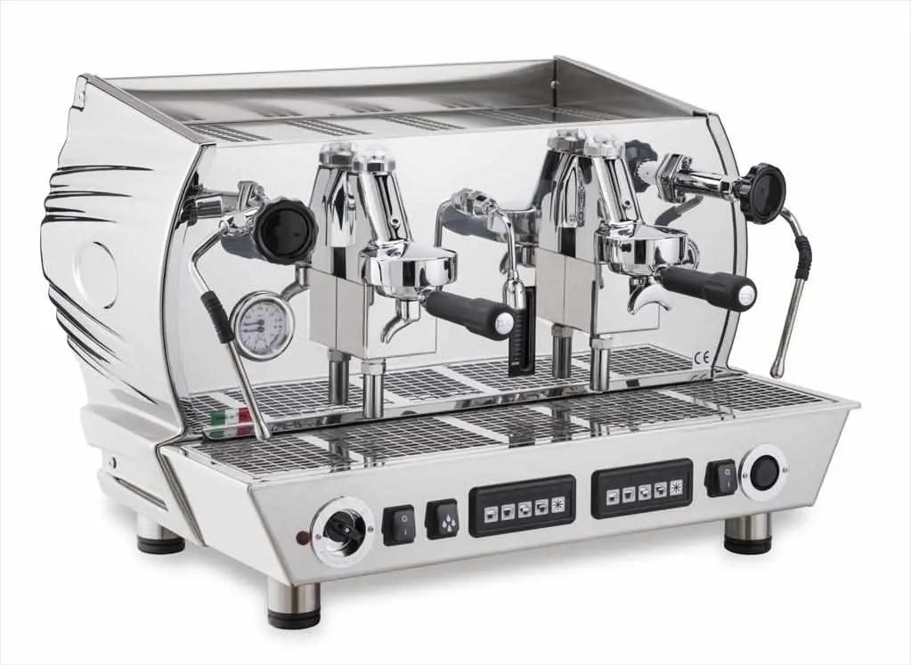 La Nuova Era Altea Vintage Kommerciel espressomaskine-Kommmerciel-La Nuova Era-2-gruppe-Rustfrit stål-Barista og Espresso