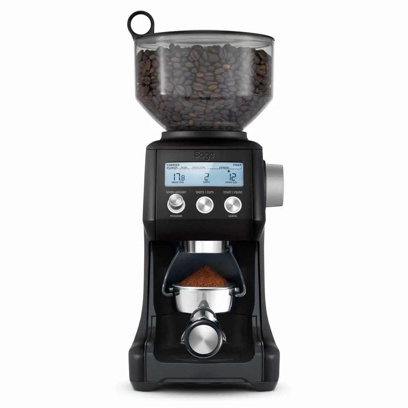 Sage SMART Grinder Pro kaffekværn-Sage Renovated-Sort-Som Ny-Barista og Espresso