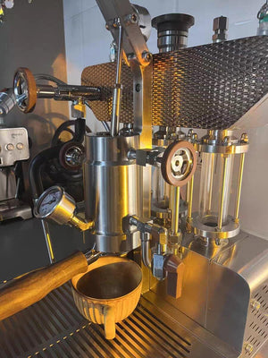 Aleman 6S flagskib Dual Boiler spakmaskine | Mættet gruppchefsteknologi