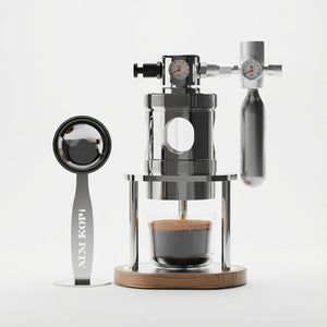 Aleman mikro pneumatisk espressomaskine | Luftdrevet 58 mm bordmodel
