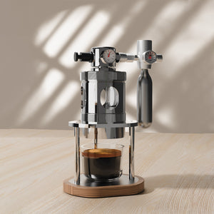 Aleman mikro pneumatisk espressomaskine | Luftdrevet 58 mm bordmodel