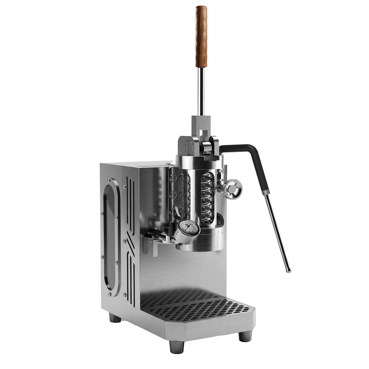 Aleman Gecko Væghængt Espressomaskine med manuel arm | Zero-Footprint 58 mm Brygger