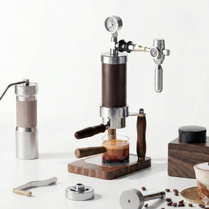 Aleman Nomad Hybrid Bærbar espressomaskine | Håndsving og pneumatisk 2-i-1