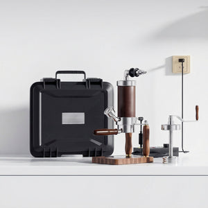 Aleman Nomad Hybrid Bærbar espressomaskine | Håndsving og pneumatisk 2-i-1