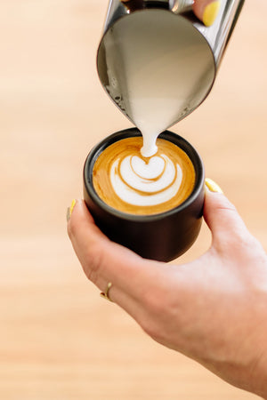 Serie 1-espressomaskine og kaffebrygger – sort
