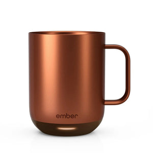Ember elektrisk kaffekop V2, 295 ml i kobberfarve med stilrent og moderne design til temperaturkontrol af kaffe