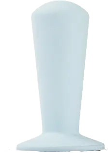 Lyseblåt kaffeudstyr til espressoudstyr, Luce udskiftningshåndtag i ergonomisk design.