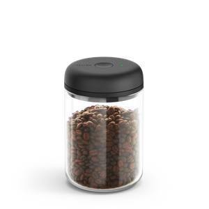 Glasbeholder med elektrisk vakuumlås til kaffebønner, del af Fellow, EspressoGear, Opbevaring, alt om kaffe