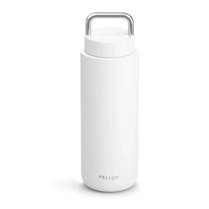 Hvid isoleret termokop med bærehåndtag til rejse, del af Take away, Fellow, Seneste nyt, alt om kaffe.