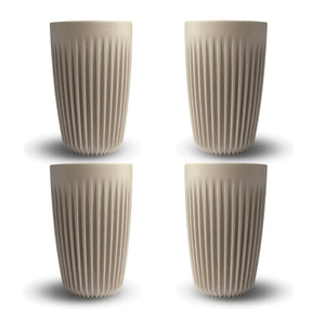 Kop 12oz Natural 4 stk - Huskee HUSKEE