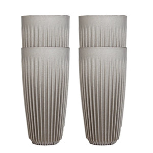 Krus 16oz Naturlig 4 stk - Huskee HUSKEE