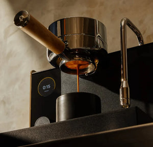Serie 1-espressomaskine og kaffebrygger – sort
