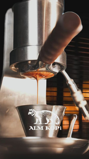 Aleman Sniper espressomaskine med manuel arm | Precision Tower i rustfrit stål