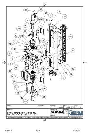 Carimali Hållare encoder - Reservdel OEM nummer: 37.00582