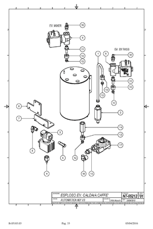 Carimali Non-return valve - Reservdel OEM nummer: 97.05015