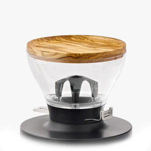 Trälock för Mahlkönig kvarn-Trälock till bönbehållare-Wiedemann Manufuktur-x54-Oliv-Barista och Espresso